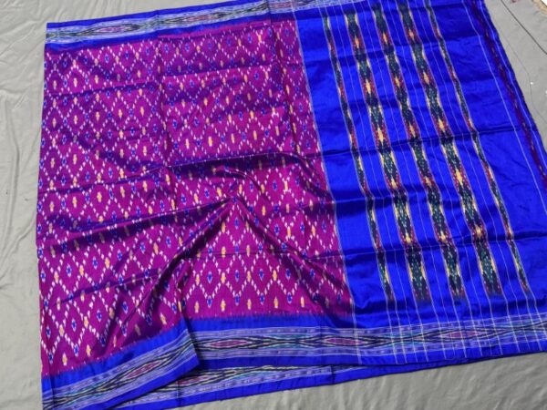 Pochampally Ikkat  Silk  Saree Light Weight Without Blouse  -SRSS69001