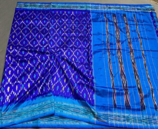 Pochampally Ikkat  Silk  Saree Light Weight Without Blouse  -SRSS690010