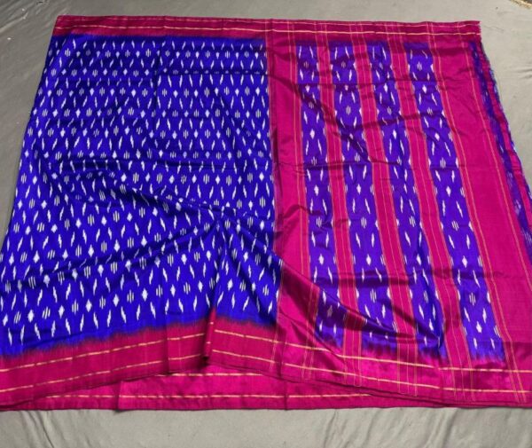 Pochampally Ikkat  Silk  Saree Light Weight Without Blouse  -SRSS690012