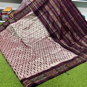 Pochampally Ikkat  Silk  Saree Light Weight Without Blouse  -SRSS690015