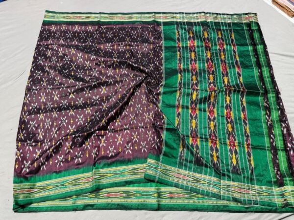 Pochampally Ikkat  Silk  Saree Light Weight Without Blouse  -SRSS690018