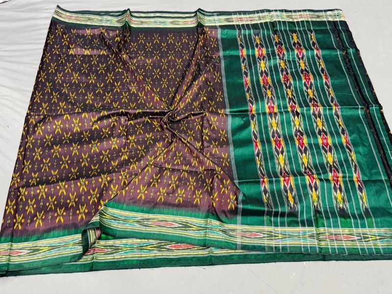 Pochampally Ikkat Silk Saree Light Weight Without Blouse -SRSS690027