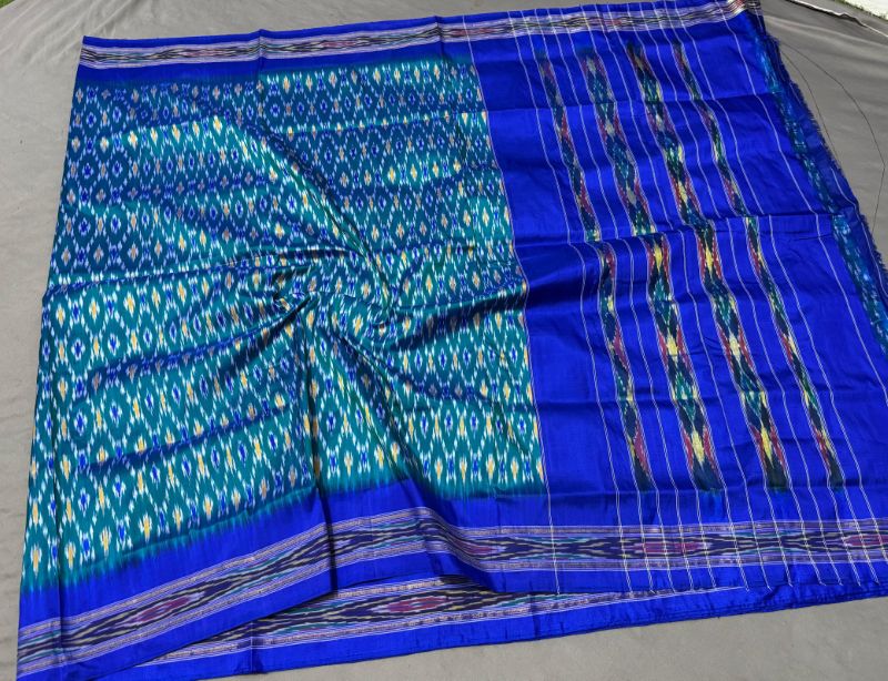 Pochampally Ikkat Silk Saree Light Weight Without Blouse -SRSS690032
