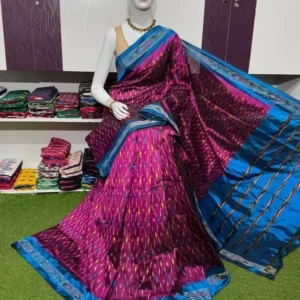 Pochampally silk sarees traditional designs, ikkat silk sarees without blouse, pochampally silk sarees old designs