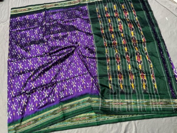 Pochampally Ikkat  Silk  Saree Light Weight Without Blouse  -SRSS69005