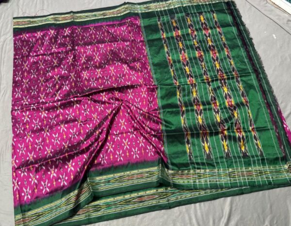 Pochampally Ikkat  Silk  Saree Light Weight Without Blouse  -SRSS69006