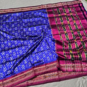 Pochampally Ikkat  Silk  Saree Light Weight Without Blouse  -SRSS69008