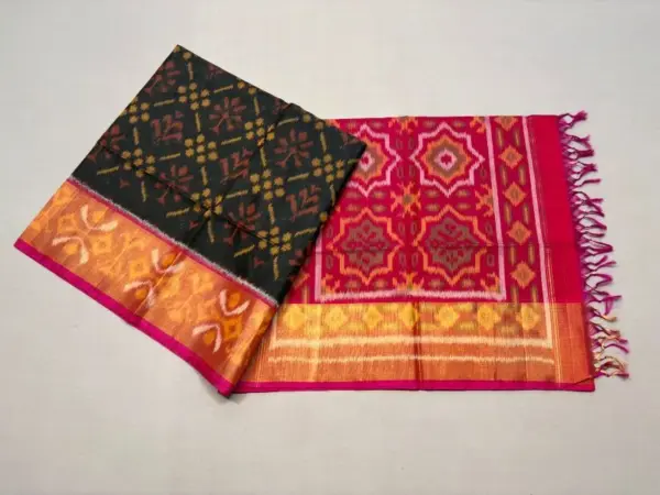 Pochampally Ikkat Sico Silk Sarees, Ikkat Silk cotton Sarees with Blouse, pochampally handloom sico sarees