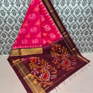 Pochampally Ikkat Sico Silk Sarees, Ikkat Silk cotton Sarees with Blouse, pochampally handloom sico sarees
