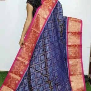 Pochampally Ikkat Sico Silk Sarees, Ikkat Silk cotton Sarees with Blouse, pochampally handloom sico sarees