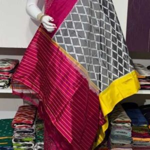 Pochampally ikkat silk dress material online, Pochampally ikkat silk suits, Ikkat Pattu Dress materials