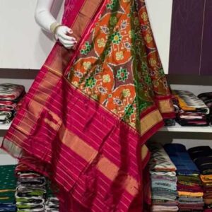 Pochampally ikkat silk dress material online, Pochampally ikkat silk suits, Ikkat Pattu Dress materials