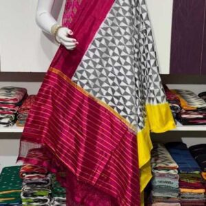 Pochampally ikkat silk dress material online, Pochampally ikkat silk suits, Ikkat Pattu Dress materials
