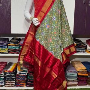 Pochampally ikkat silk dress material online, Pochampally ikkat silk suits, Ikkat Pattu Dress materials