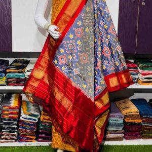 Pochampally ikkat silk dress material online, Pochampally ikkat silk suits, Ikkat Pattu Dress materials