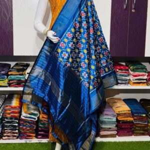 Pochampally ikkat silk dress material online, Pochampally ikkat silk suits, Ikkat Pattu Dress materials