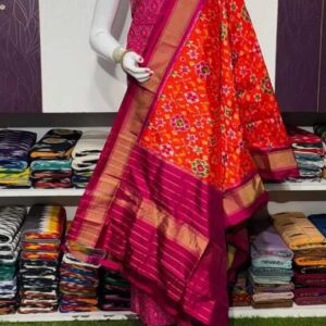Pochampally ikkat silk dress material online, Pochampally ikkat silk suits, Ikkat Pattu Dress materials