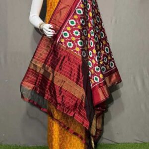 Pochampally ikkat silk dress material online, Pochampally ikkat silk suits, Ikkat Pattu Dress materials