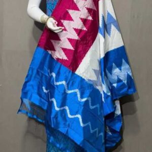 Pochampally ikkat silk dress material online, Pochampally ikkat silk suits, Ikkat Pattu Dress materials