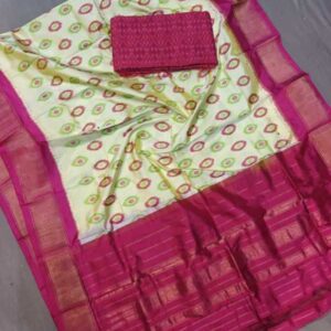 Pochampally ikkat silk dress material online, Pochampally ikkat silk suits, Ikkat Pattu Dress materials
