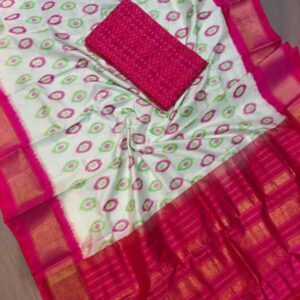 Pochampally ikkat silk dress material online, Pochampally ikkat silk suits, Ikkat Pattu Dress materials