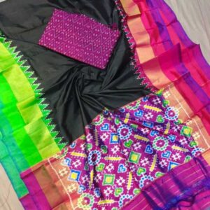 Pochampally ikkat silk dress material online, Pochampally ikkat silk suits, Ikkat Pattu Dress materials