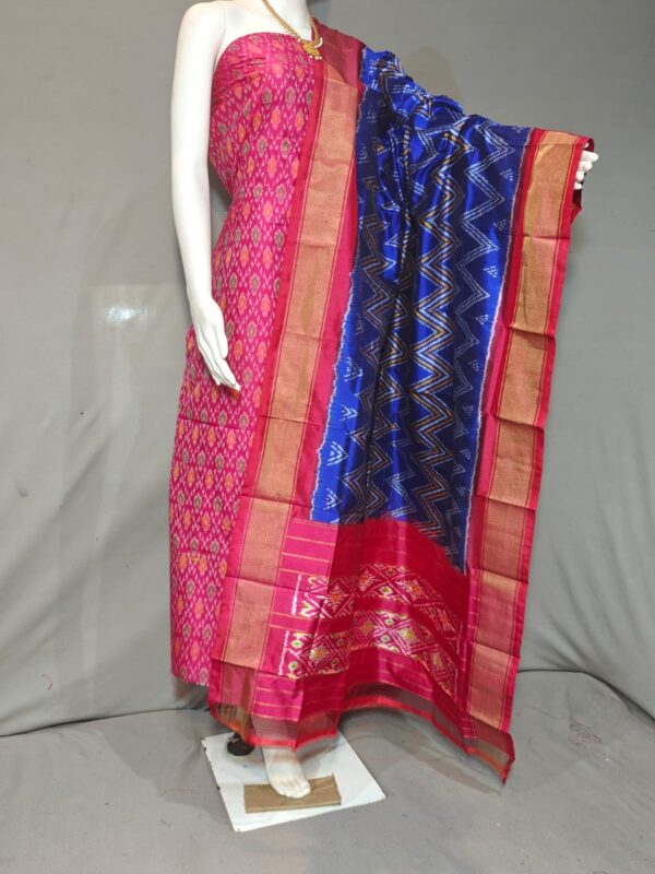 pochampally silk dress materials online Silk Pochampally Ikkat Cotton Pochampally Cotton Dress Material Online 3pc Pochampally Ikkat Handloom Cotton Silk Unstitched
