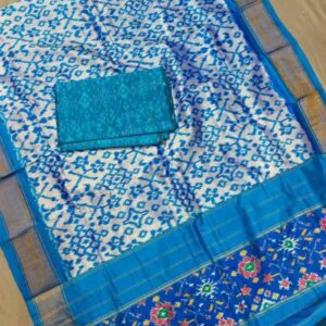 Pochampally ikkat silk dress material online, Pochampally ikkat silk suits, Ikkat Pattu Dress materials