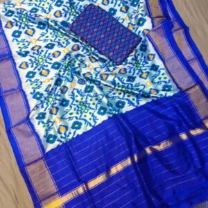 Pochampally ikkat silk dress material online, Pochampally ikkat silk suits, Ikkat Pattu Dress materials