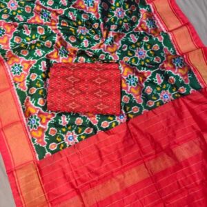 Pure Ikkat Silk Dress Materials