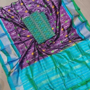 Pochampally ikkat silk dress material online, Pochampally ikkat silk suits, Ikkat Pattu Dress materials