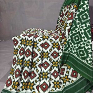 Pochampally Ikkat Telia rumal sarees, Double ikkat telia rumal cotton sarees, telia rumal sarees latest designs