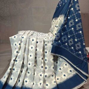 Pochampally Ikkat Telia rumal sarees, Double ikkat telia rumal cotton sarees, telia rumal sarees latest designs