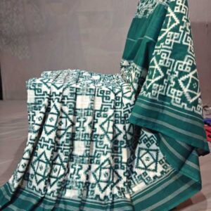 Pochampally Ikkat Telia rumal sarees, Double ikkat telia rumal cotton sarees, telia rumal sarees latest designs