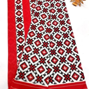 Pochampally Ikkat Telia rumal sarees, Double ikkat telia rumal mercerized cotton sarees, telia rumal sarees designs