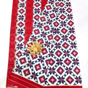 Pochampally Ikkat Telia rumal sarees, Double ikkat telia rumal mercerized cotton sarees, telia rumal sarees designs
