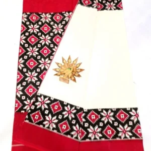Pochampally Ikkat Telia rumal sarees, Double ikkat telia rumal mercerized cotton sarees, telia rumal sarees designs