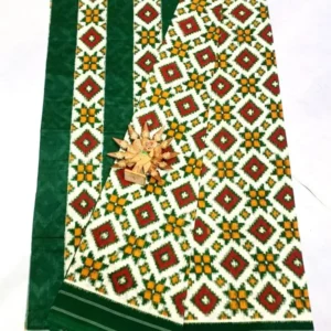 Pochampally Ikkat Telia rumal sarees, Double ikkat telia rumal mercerized cotton sarees, telia rumal sarees designs