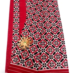 Pochampally Ikkat Telia rumal sarees, Double ikkat telia rumal mercerized cotton sarees, telia rumal sarees designs