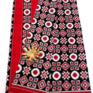 Pochampally Ikkat Telia rumal sarees, Double ikkat telia rumal mercerized cotton sarees, telia rumal sarees designs