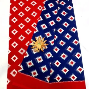 Pochampally Ikkat Telia rumal sarees, Double ikkat telia rumal cotton sarees, telia rumal sarees latest designs