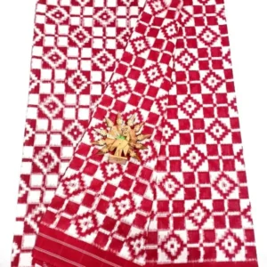 Pochampally Ikkat Telia rumal sarees, Double ikkat telia rumal cotton sarees, telia rumal sarees latest designs