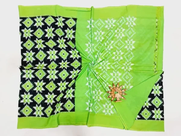 Pochampally Ikkat Telia rumal sarees, Double ikkat telia rumal cotton sarees, telia rumal sarees latest designs