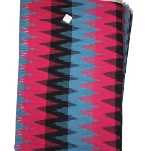 Pochampally Ikkat 3D Handloom Cotton Fabric-I3D0011