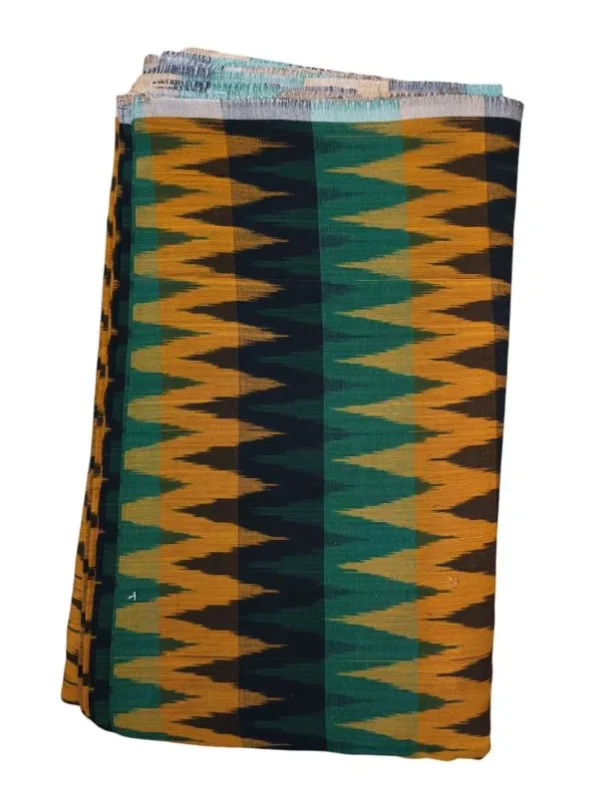 Pochampally Ikkat 3D Handloom Cotton Fabric-I3D002