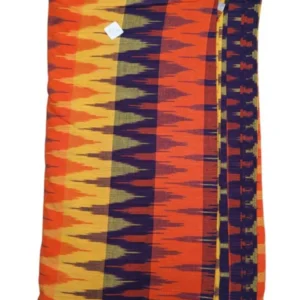 Pochampally Ikkat 3D Handloom Cotton Fabric-I3D004