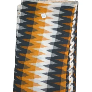 Pochampally Ikkat 3D Handloom Cotton Fabric-I3D009