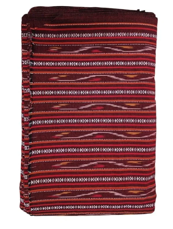 Pochampally Ikkat Dobby Handloom Cotton Fabric-IDB002