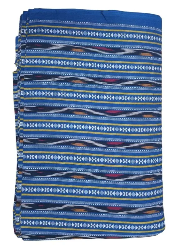 Pochampally Ikkat Dobby Handloom Cotton Fabric-IDB004
