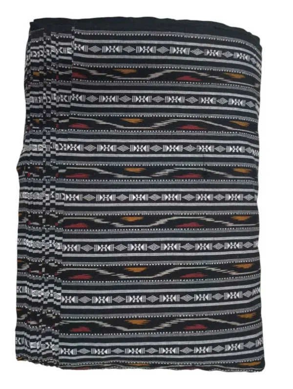 Pochampally Ikkat Dobby Handloom Cotton Fabric-IDB005